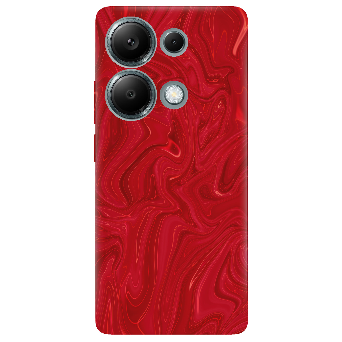 Чохол для Xiaomi Redmi Note 13 Pro 4G прозорий Магма емоцій - фото 1 - Чохли для телефонів