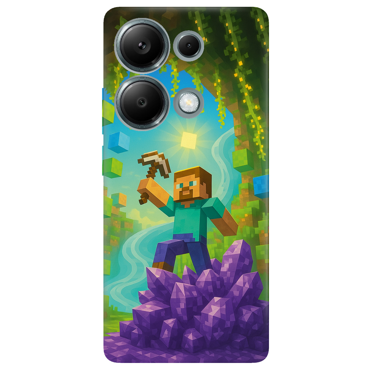 Чехол для Xiaomi Redmi Note 13 Pro 4G прозрачный Пік вершини - фото 1 - Чехлы для телефонов