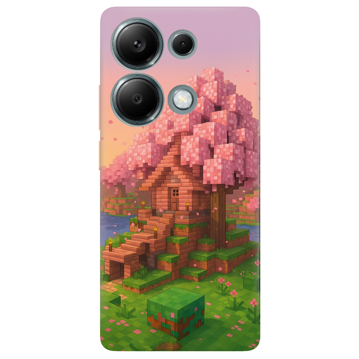 Чохол для Xiaomi Redmi Note 13 Pro 4G прозорий Майнерський світанок - фото 1 - Чохли для телефонів