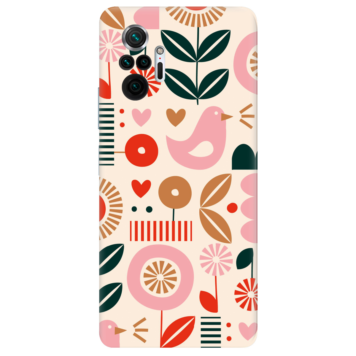 Чехол для Xiaomi Redmi Note 10 Pro прозрачный Квіткова симфонія - фото 1 - Чехлы для телефонов