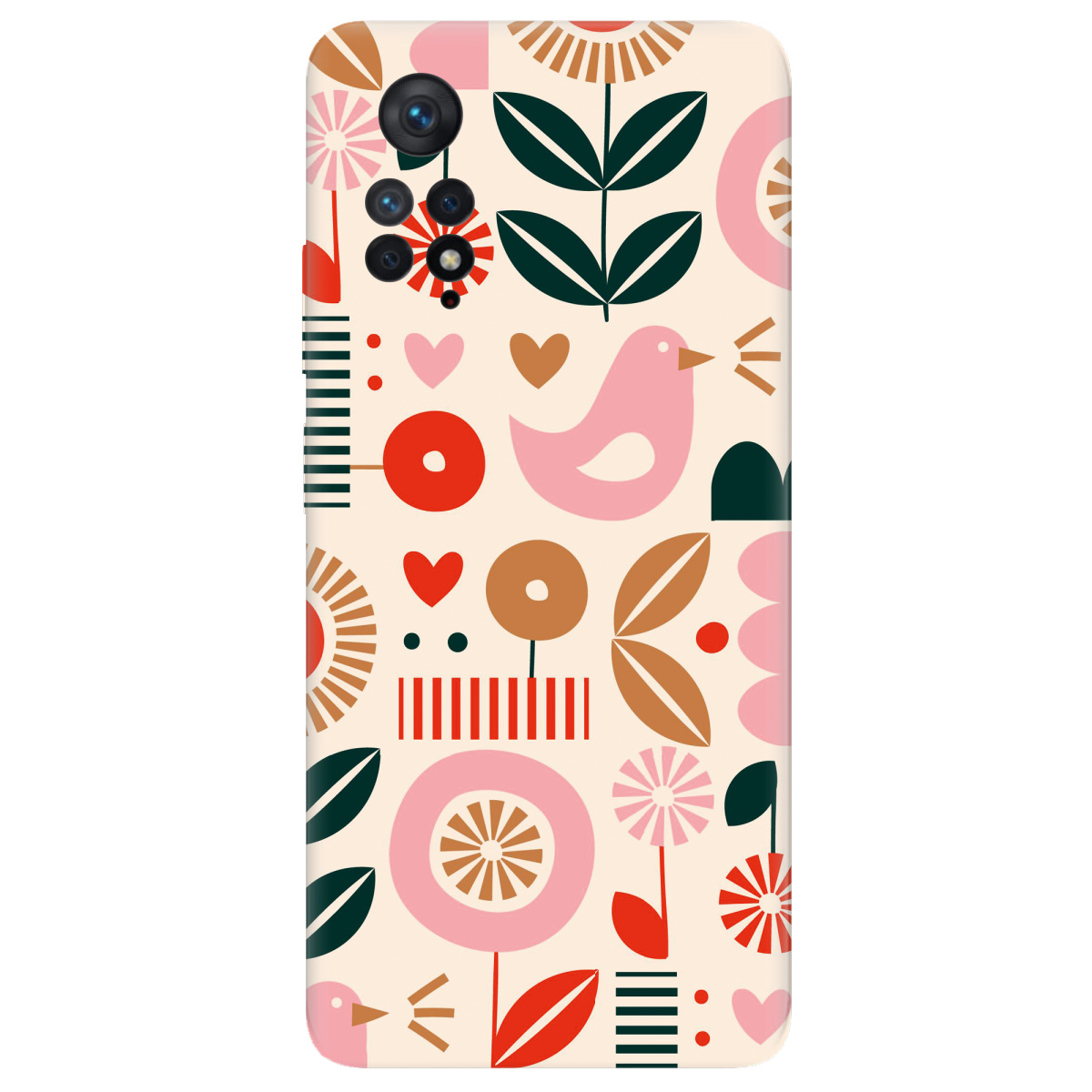 Чохол для Xiaomi Redmi Note 11 Pro прозорий Квіткова симфонія - фото 1 - Чохли для телефонів