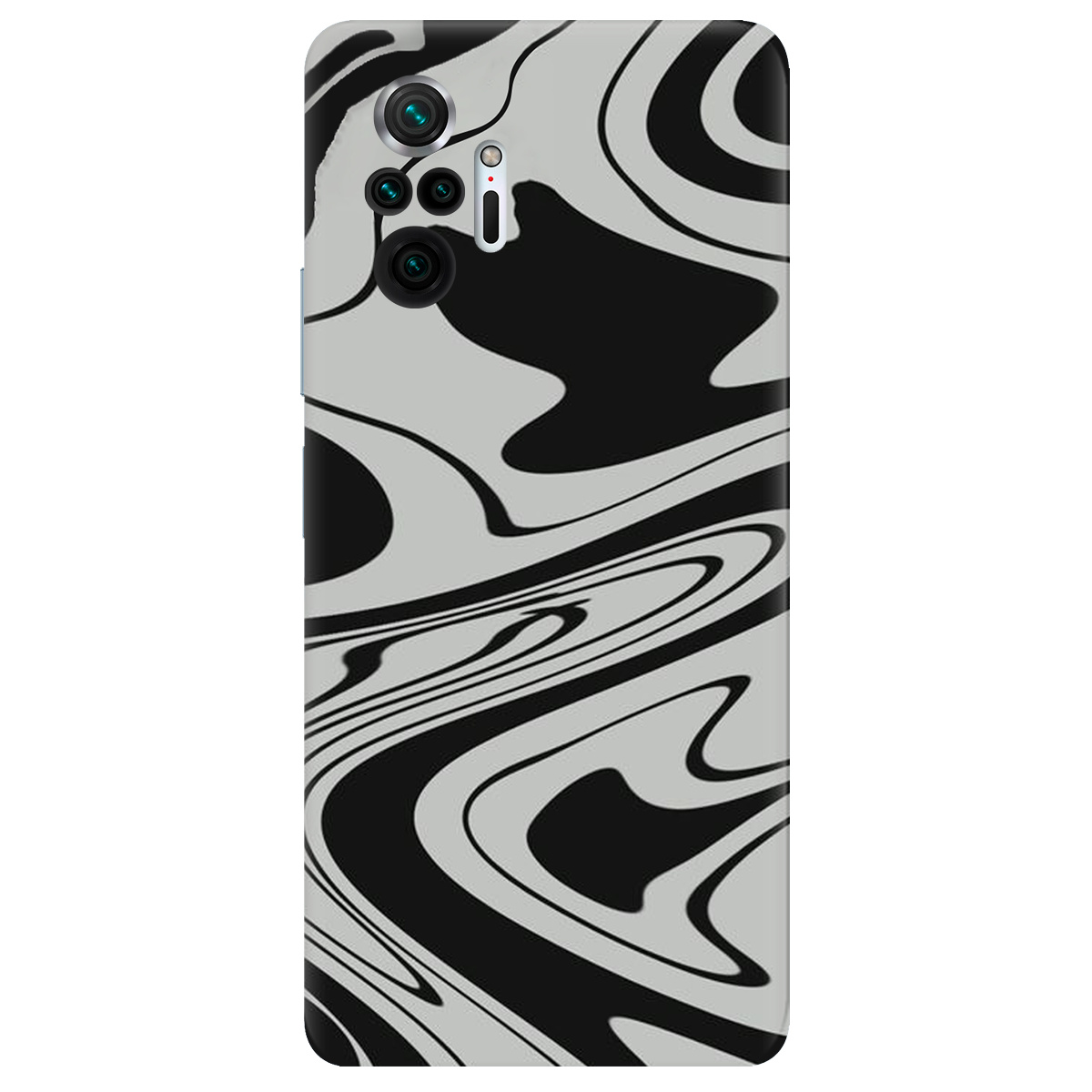 Чехол для Xiaomi Redmi Note 10 Pro прозрачный Чорна енергія - фото 1 - Чехлы для телефонов