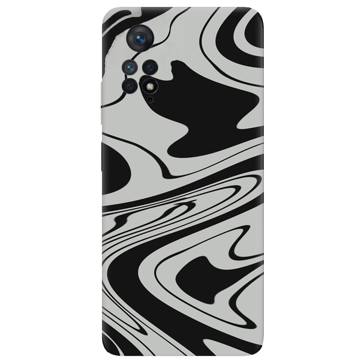 Чехол для Xiaomi Redmi Note 11 Pro прозрачный Чорна енергія - фото 1 - Чехлы для телефонов