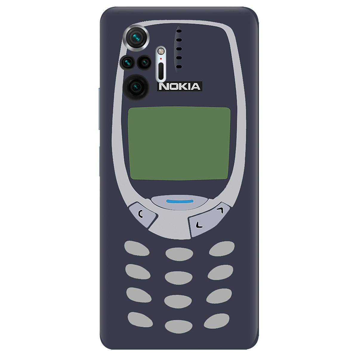 Чохол для Xiaomi Redmi Note 10 Pro прозорий Nokia - фото 1 - Чохли для телефонів