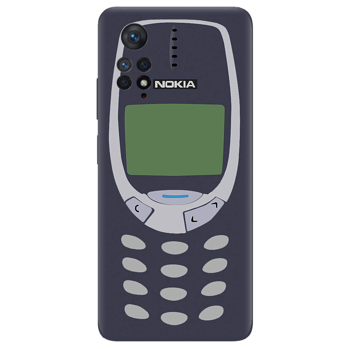 Чехол для Xiaomi Redmi Note 11 Pro прозрачный Nokia - фото 1 - Чехлы для телефонов