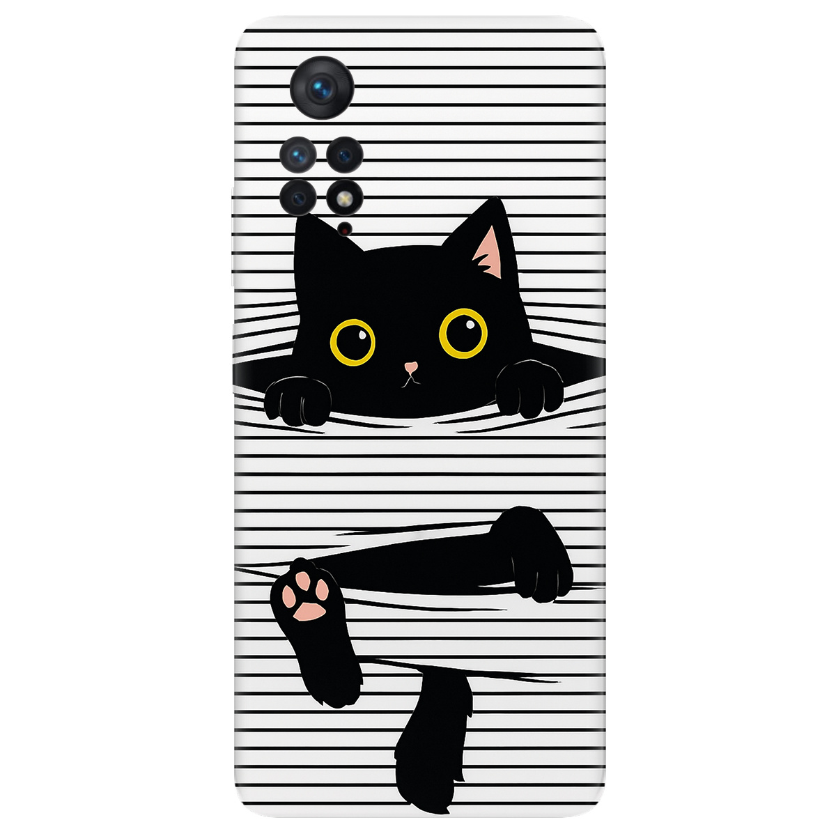 Чохол для Xiaomi Redmi Note 11 Pro прозорий Котопастка - фото 1 - Чохли для телефонів