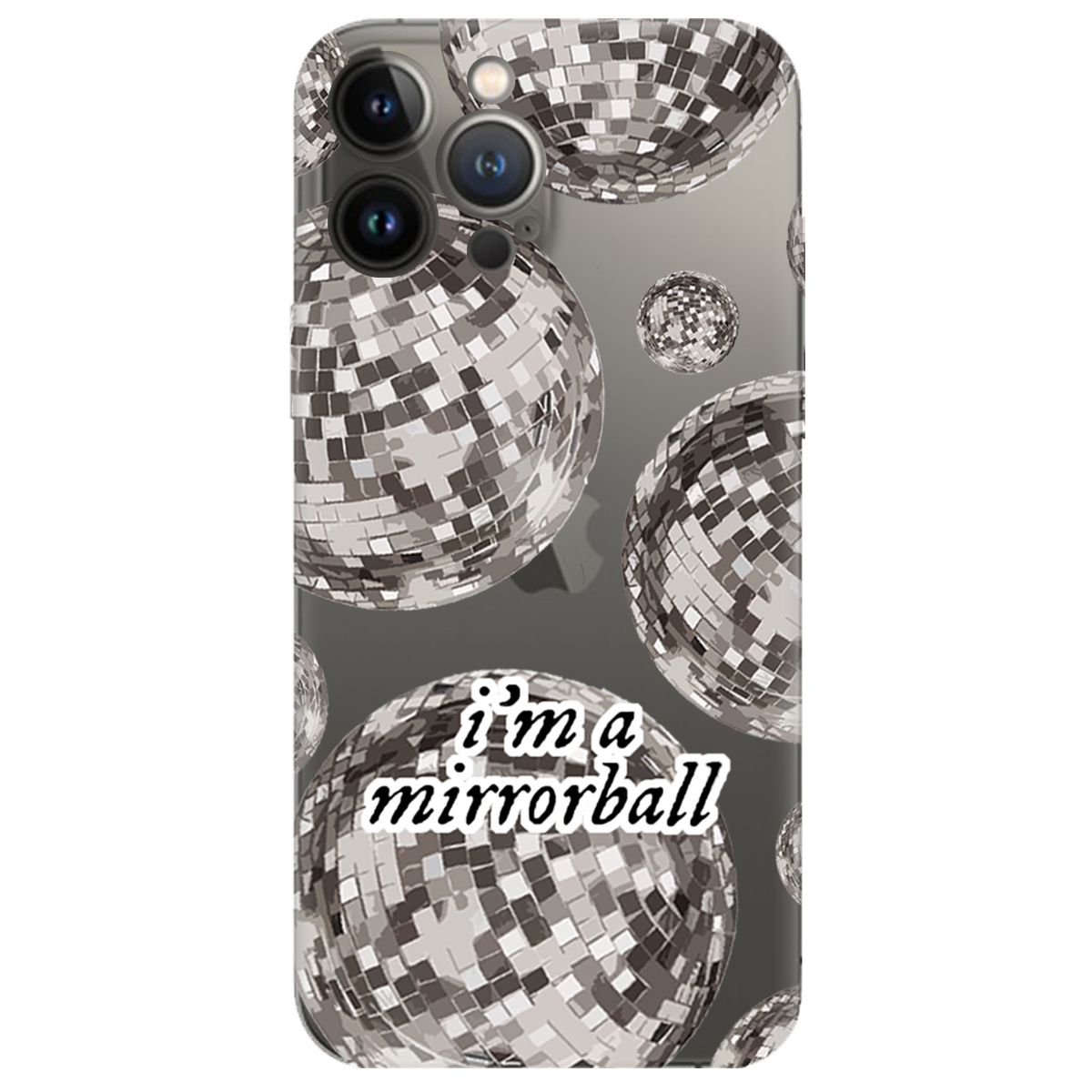 Чохол для Apple iPhone 13 Pro прозорий Сяючі кулі - фото 1 - Чохли для телефонів