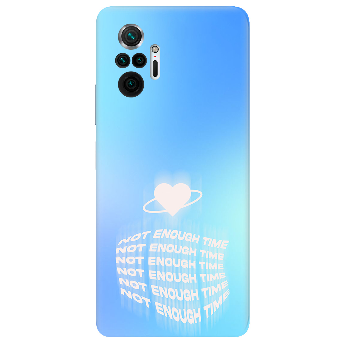 Чохол для Xiaomi Redmi Note 10 Pro прозорий Часу обмаль - фото 1 - Чохли для телефонів