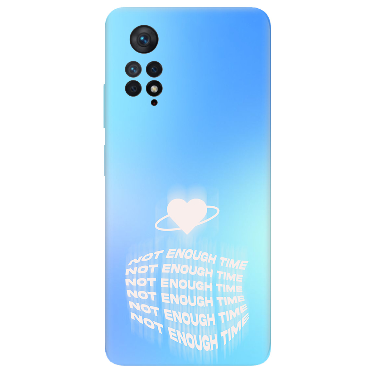 Чохол для Xiaomi Redmi Note 11 Pro прозорий Часу обмаль - фото 1 - Чохли для телефонів