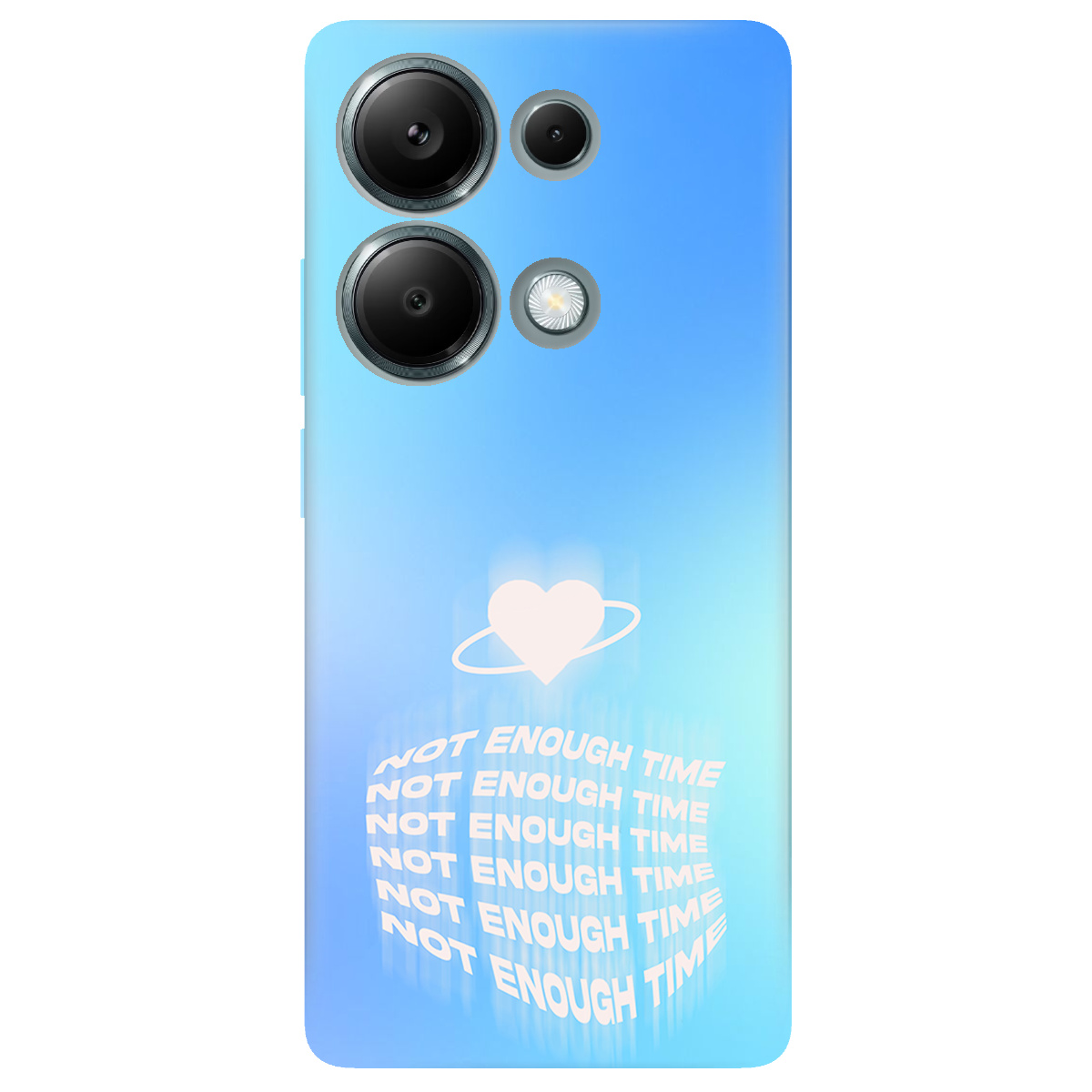 Чехол для Xiaomi Redmi Note 13 Pro 4G прозрачный Часу обмаль - фото 1 - Чехлы для телефонов