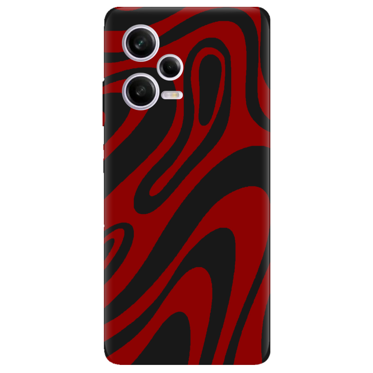 Чехол для Xiaomi Redmi Note 12 Pro 5G черный матовый soft touch Червона енергія - фото 1 - Чехлы для телефонов