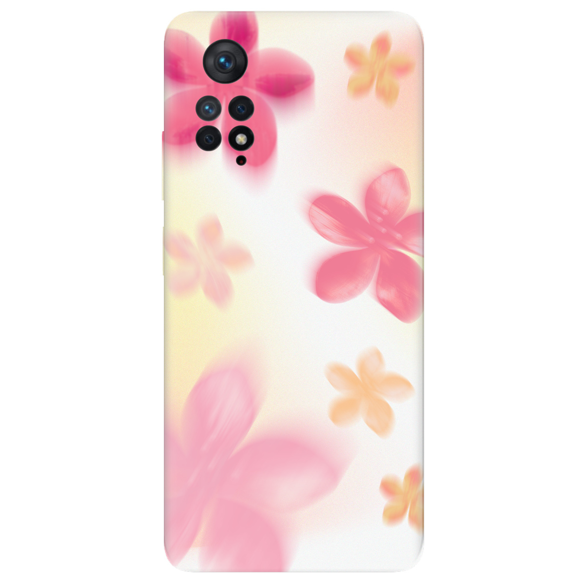 Чохол для Xiaomi Redmi Note 11 Pro прозорий Квітковий подих - фото 1 - Чохли для телефонів