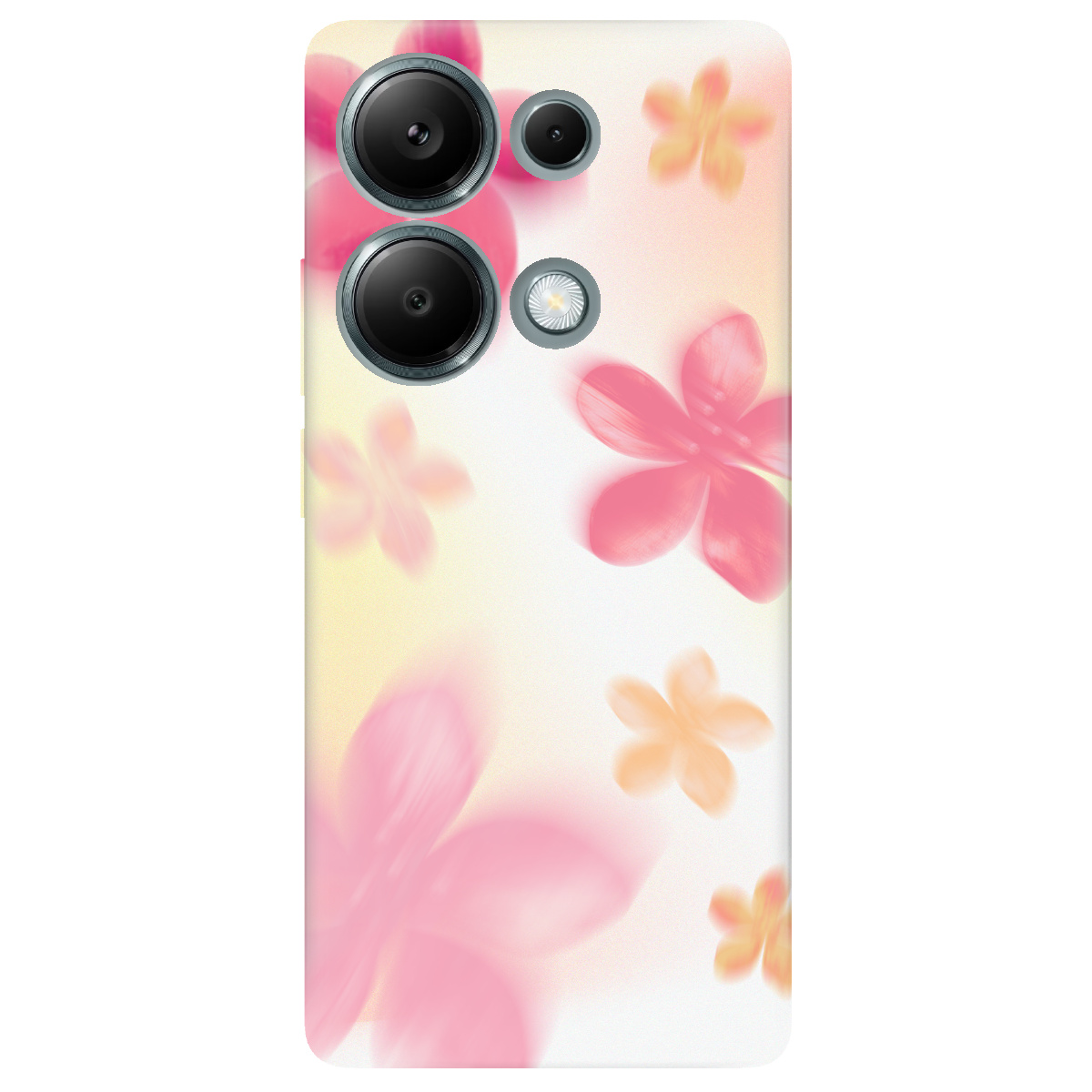 Чохол для Xiaomi Redmi Note 13 Pro 4G прозорий Квітковий подих - фото 1 - Чохли для телефонів