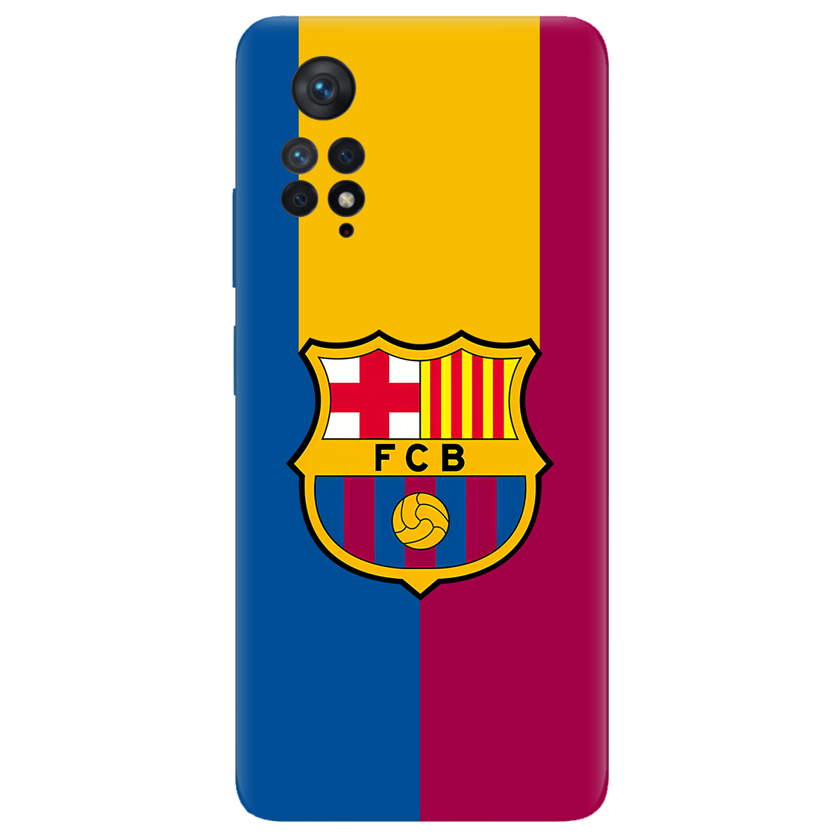 Чохол для Xiaomi Redmi Note 11 Pro прозорий Barcelona - фото 1 - Чохли для телефонів