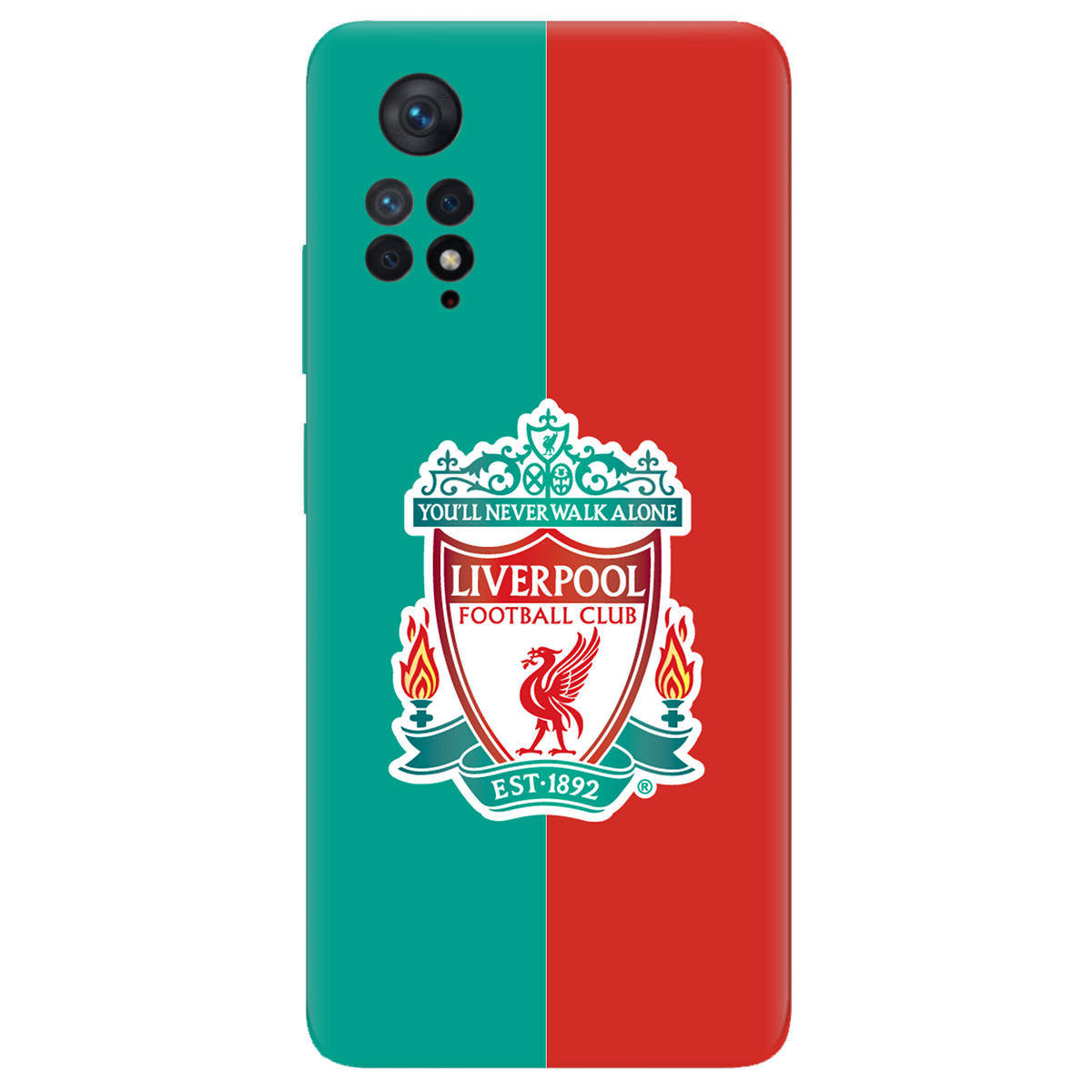 Чехол для Xiaomi Redmi Note 11 Pro прозрачный Liverpool - фото 1 - Чехлы для телефонов