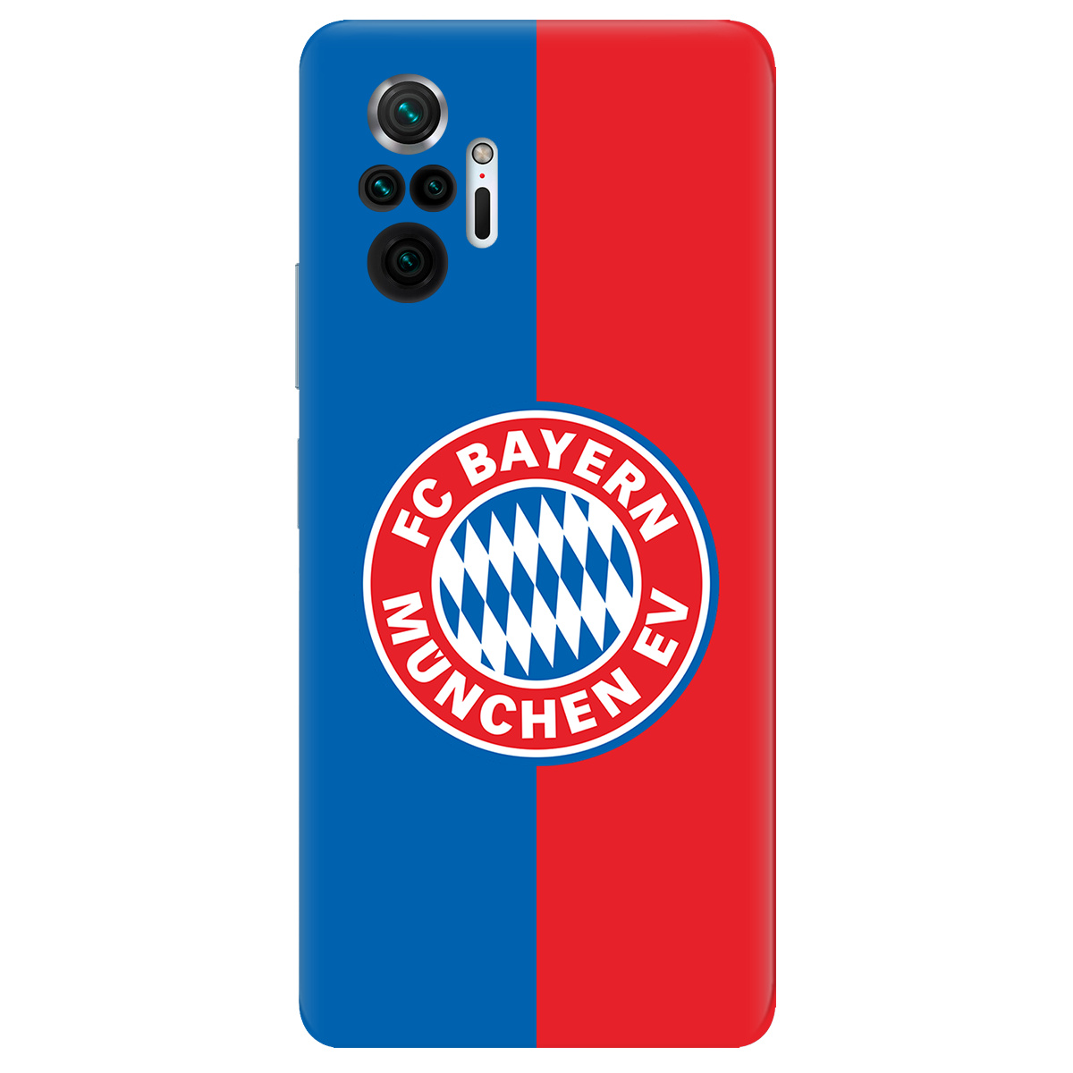 Чохол для Xiaomi Redmi Note 10 Pro прозорий FC Bayern München Баварія Мюнхен - фото 1 - Чохли для телефонів