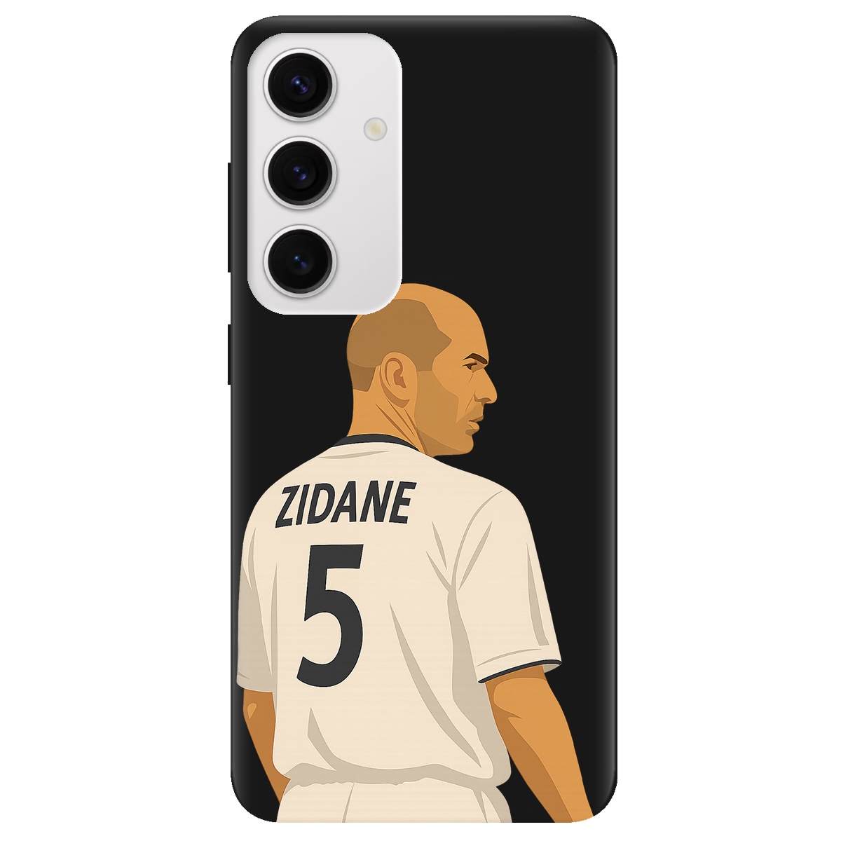 Чохол для Samsung Galaxy S25 чорний матовий soft touch Zidane - фото 1 - Чохли для телефонів