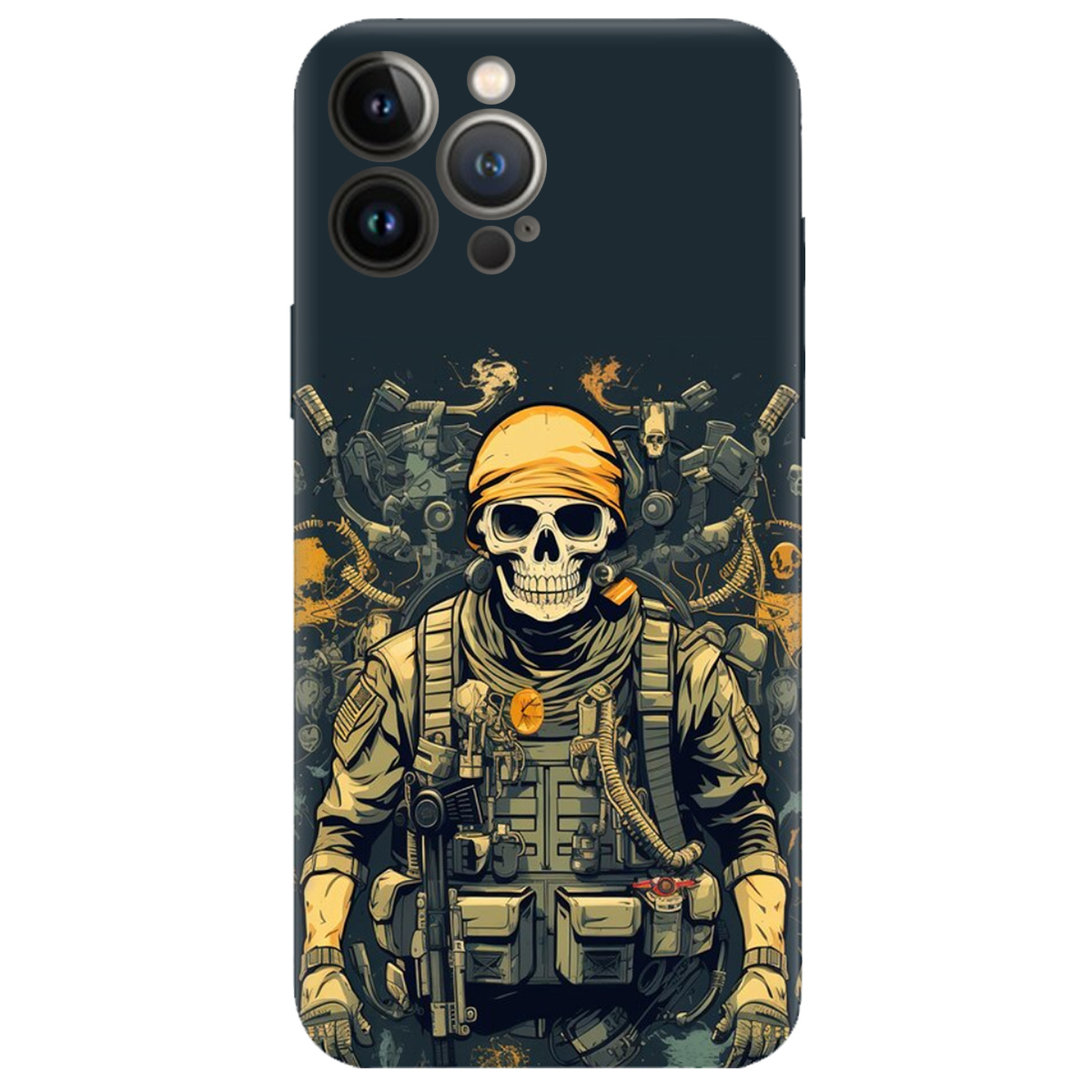 Чохол для Apple iPhone 13 Pro прозорий Душа бійця - фото 1 - Чохли для телефонів