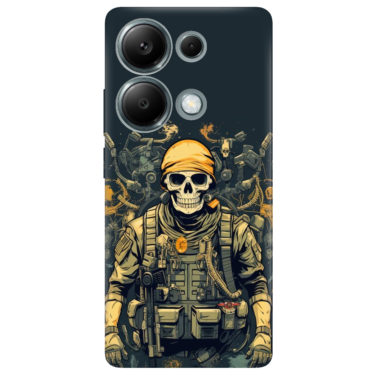 Чохол для Xiaomi Redmi Note 13 Pro 4G прозорий Душа бійця - фото 1 - Чохли для телефонів