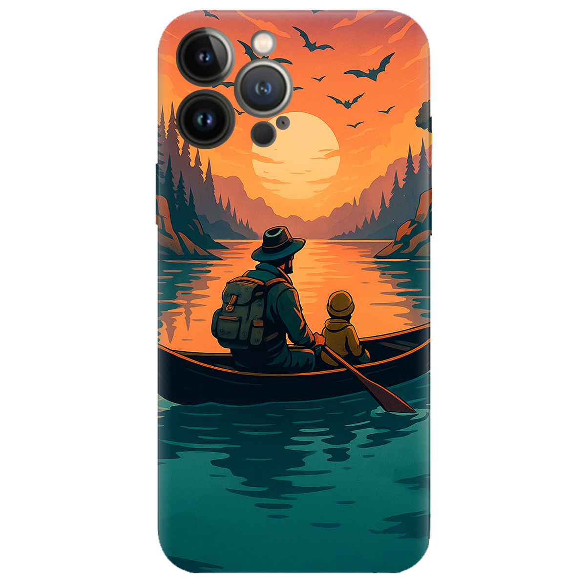 Чохол для Apple iPhone 13 Pro прозорий Тиха риболовля - фото 1 - Чохли для телефонів