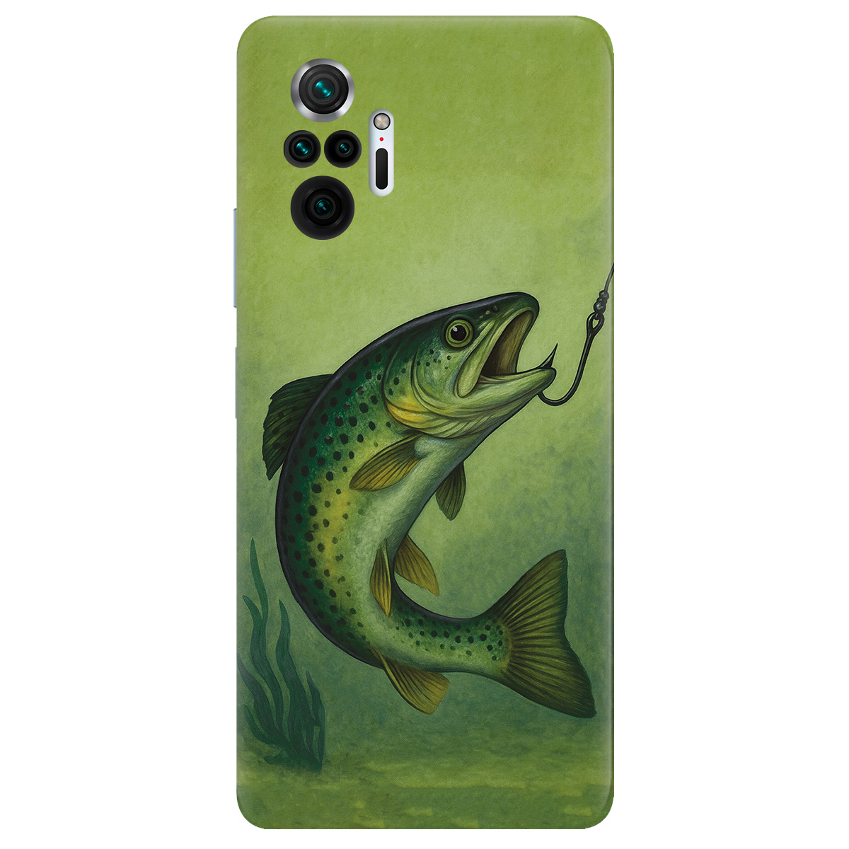 Чехол для Xiaomi Redmi Note 10 Pro прозрачный Гачок удачі - фото 1 - Чехлы для телефонов