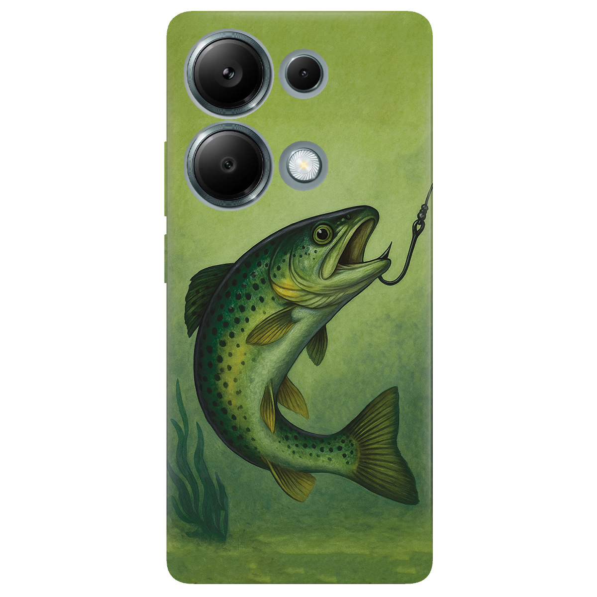 Чохол для Xiaomi Redmi Note 13 Pro 4G прозорий Гачок удачі - фото 1 - Чохли для телефонів