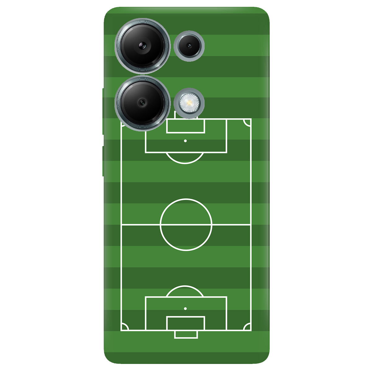 Чохол для Xiaomi Redmi Note 13 Pro 4G прозорий Футбольне поле - фото 1 - Чохли для телефонів