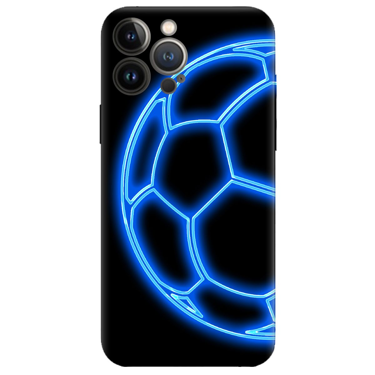 Чохол для Apple iPhone 13 Pro прозорий Неоновий мʼяч - фото 1 - Чохли для телефонів