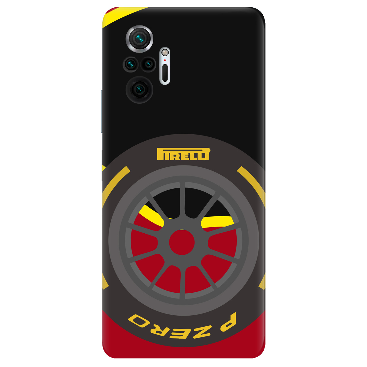 Чохол для Xiaomi Redmi Note 10 Pro прозорий Pirelli - фото 1 - Чохли для телефонів