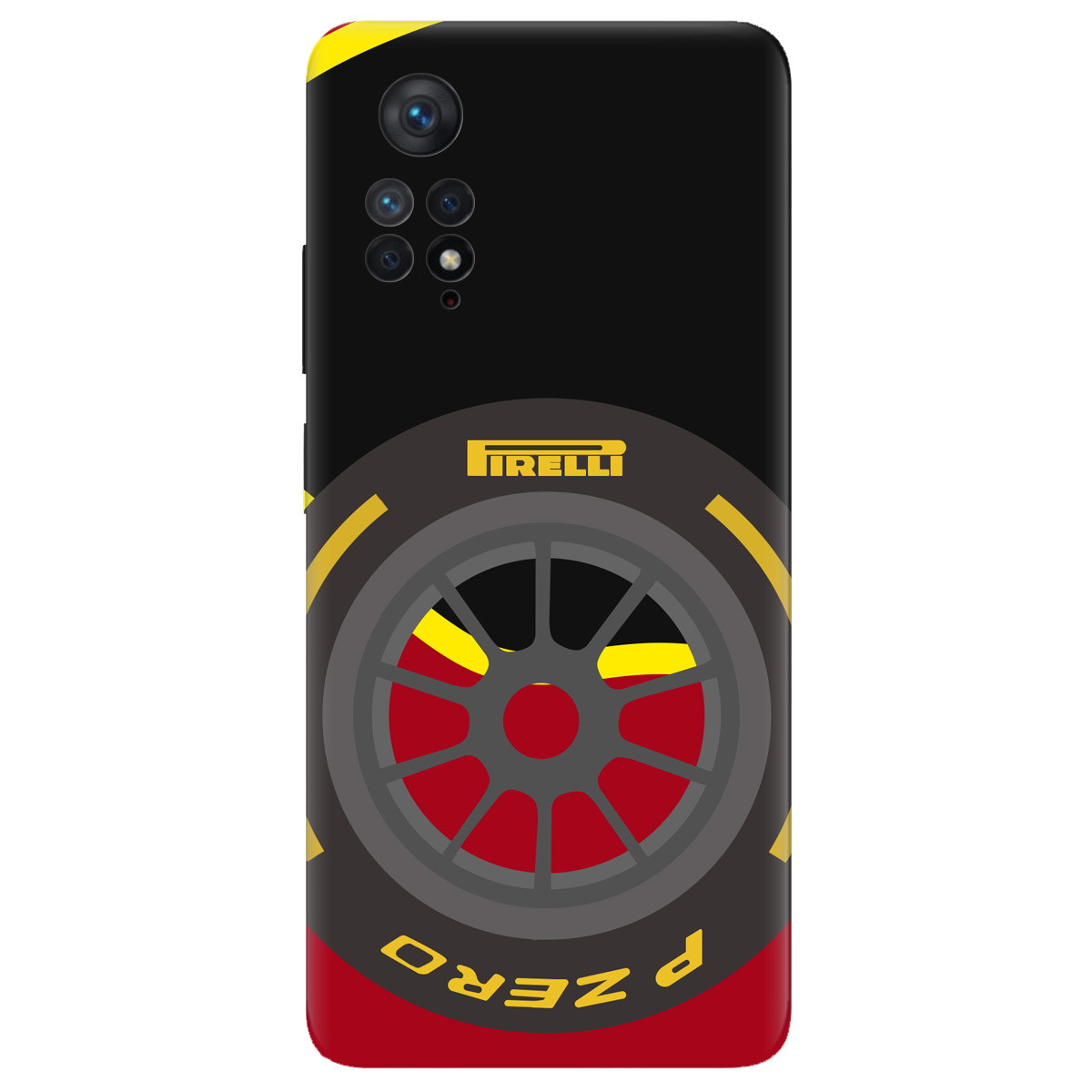 Чохол для Xiaomi Redmi Note 11 Pro прозорий Pirelli - фото 1 - Чохли для телефонів