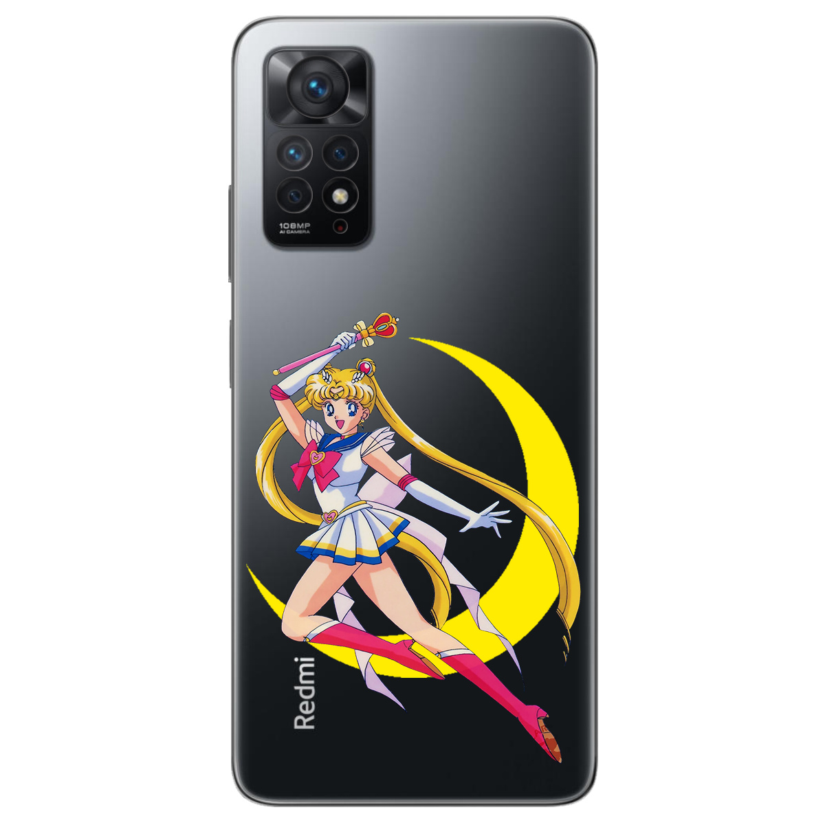 Чехол для Xiaomi Redmi Note 11 Pro прозрачный Сейлор Мун - фото 1 - Чехлы для телефонов