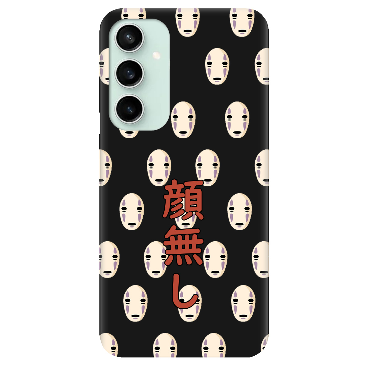 Чехол для Samsung Galaxy S23 FE черный матовый soft touch Унесенные привидениями - фото 1 - Чехлы для телефонов