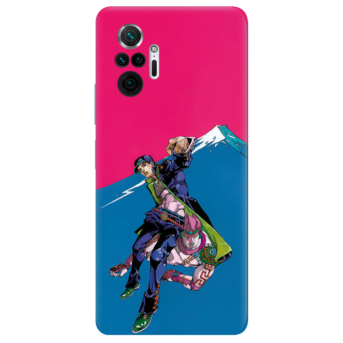 Чохол для Xiaomi Redmi Note 10 Pro прозорий Джотаро Куджо JoJo - фото 1 - Чохли для телефонів