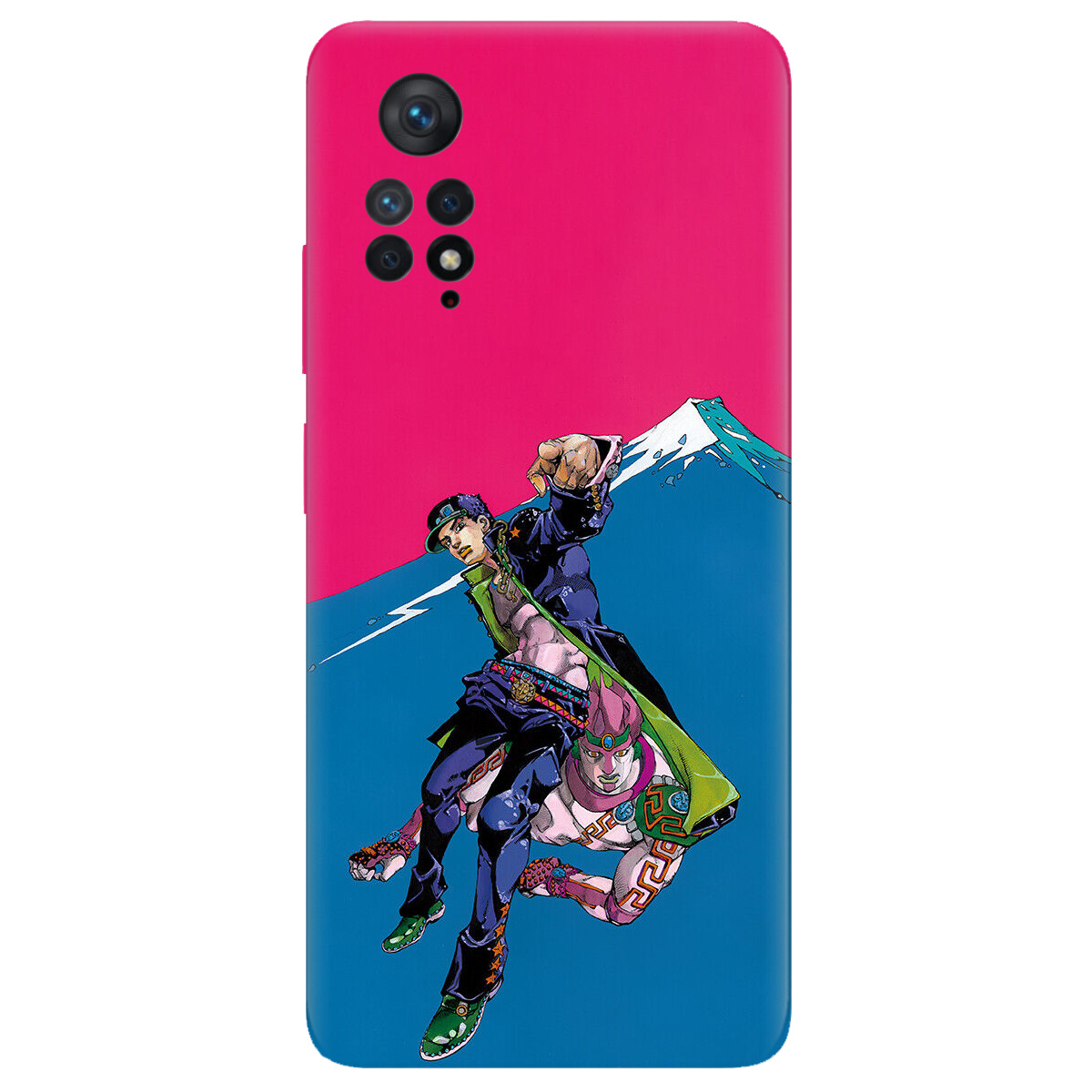Чехол для Xiaomi Redmi Note 11 Pro прозрачный Джотаро Куджо JoJo - фото 1 - Чехлы для телефонов