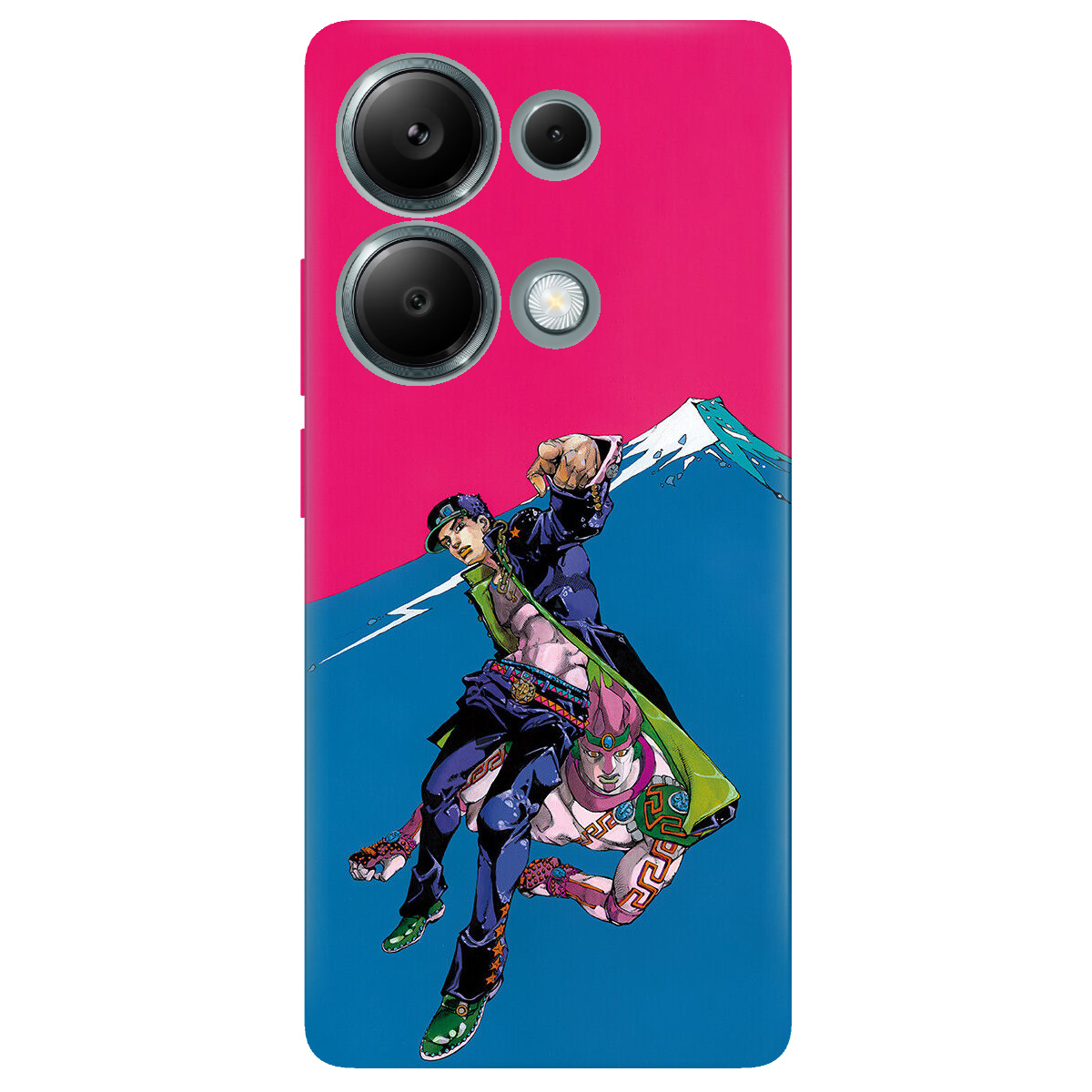 Чехол для Xiaomi Redmi Note 13 Pro 4G прозрачный Джотаро Куджо JoJo - фото 1 - Чехлы для телефонов