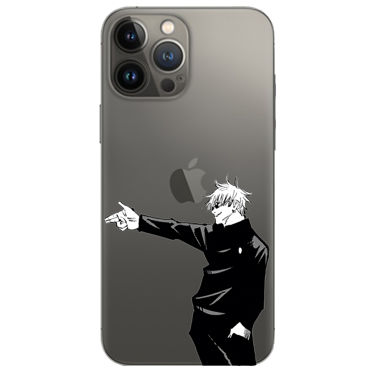 Чехол для Apple iPhone 13 Pro прозрачный Годжо Сатору - фото 1 - Чехлы для телефонов