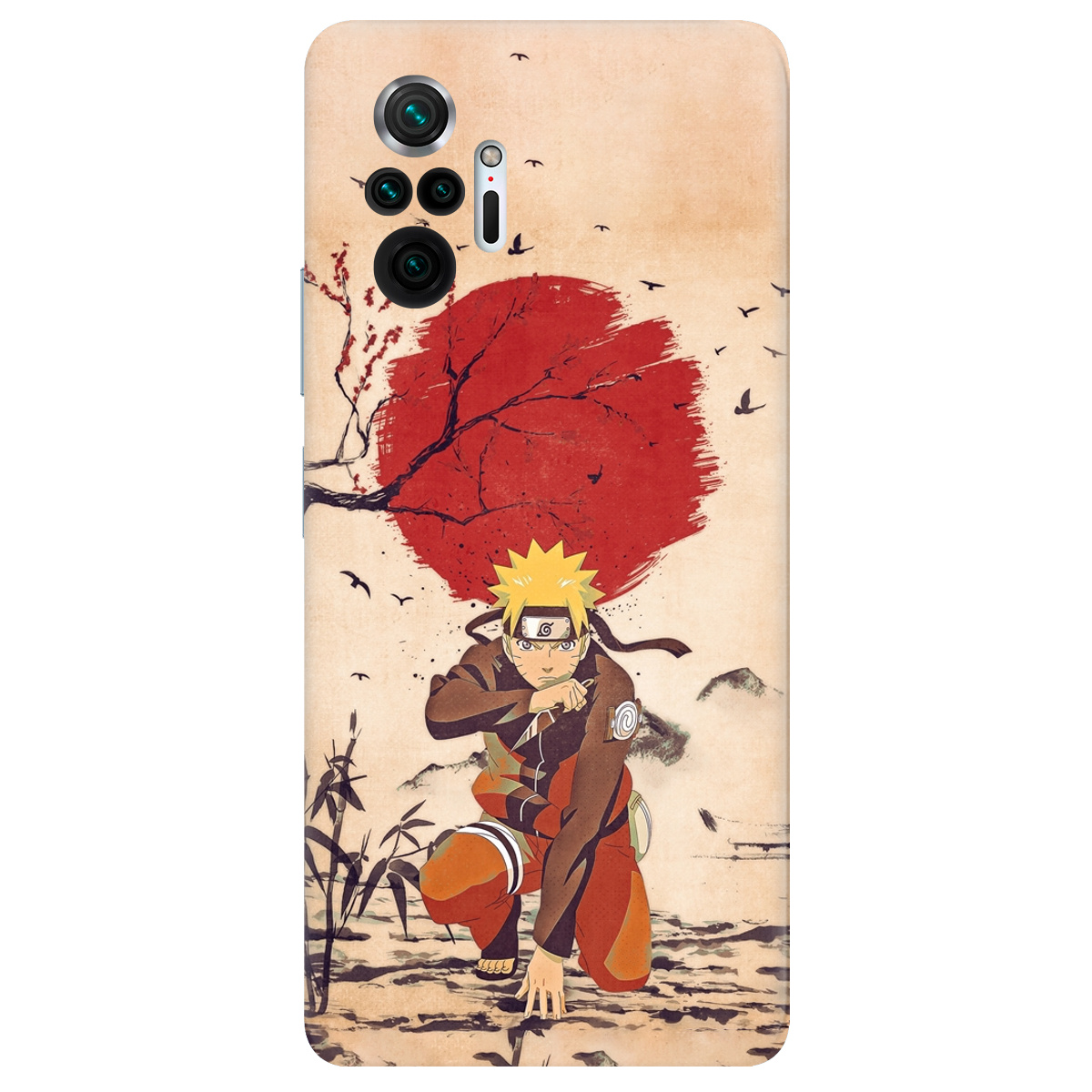 Чехол для Xiaomi Redmi Note 10 Pro прозрачный Наруто - фото 1 - Чехлы для телефонов