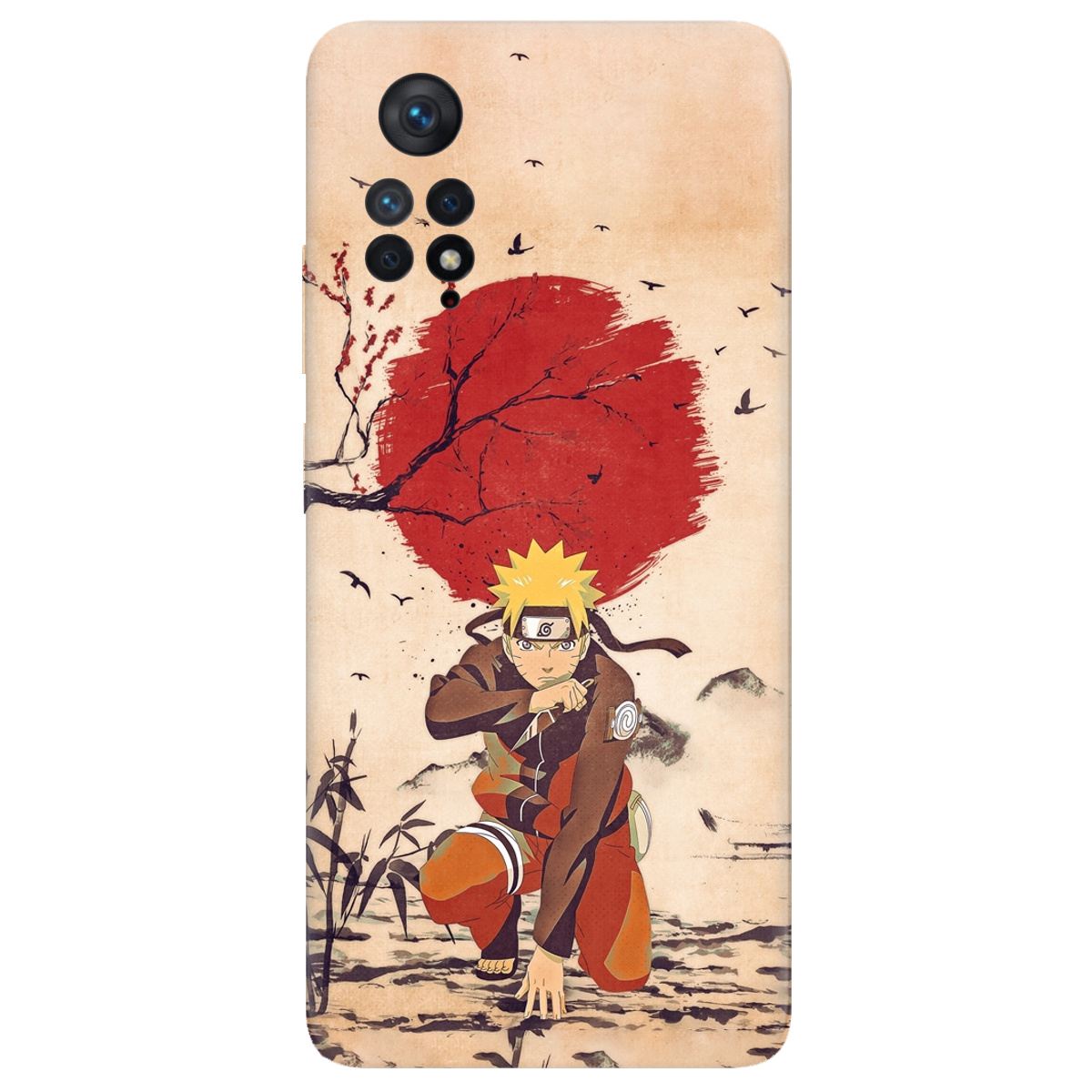 Чехол для Xiaomi Redmi Note 11 Pro прозрачный Наруто - фото 1 - Чехлы для телефонов
