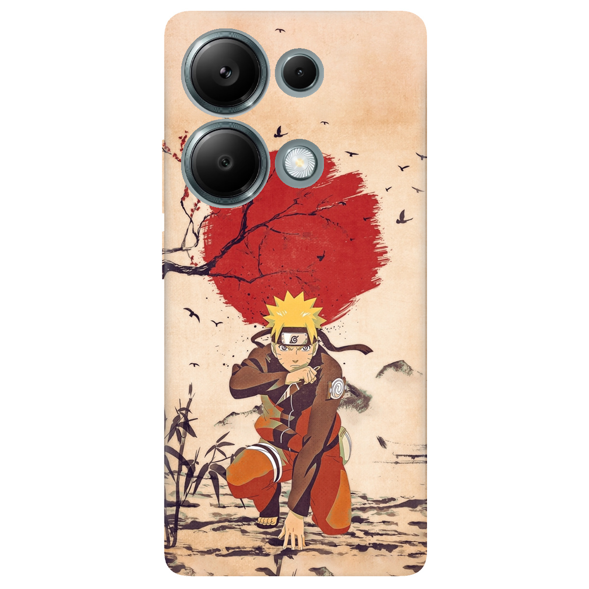 Чохол для Xiaomi Redmi Note 13 Pro 4G прозорий Наруто - фото 1 - Чохли для телефонів