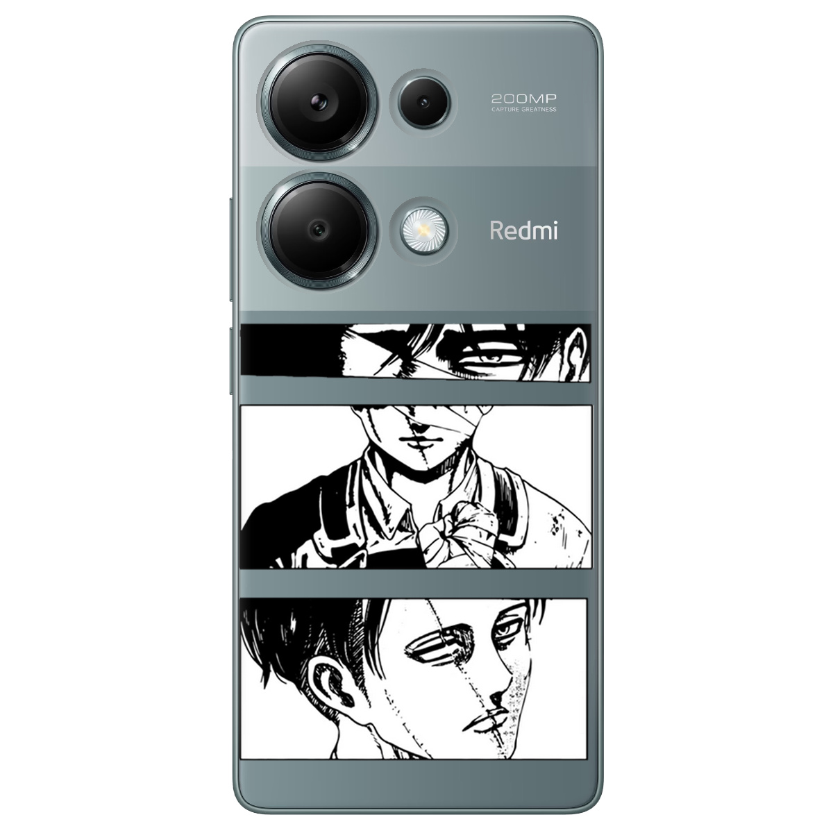 Чохол для Xiaomi Redmi Note 13 Pro 4G прозорий Леві - фото 1 - Чохли для телефонів