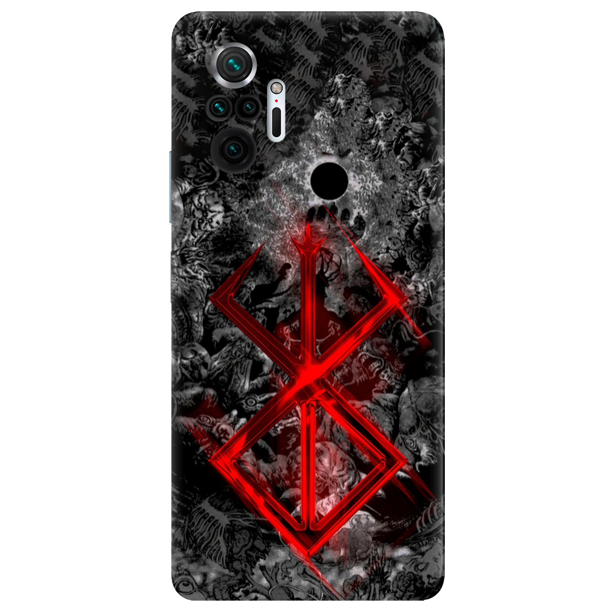 Чехол для Xiaomi Redmi Note 10 Pro прозрачный Клеймо жертви - фото 1 - Чехлы для телефонов