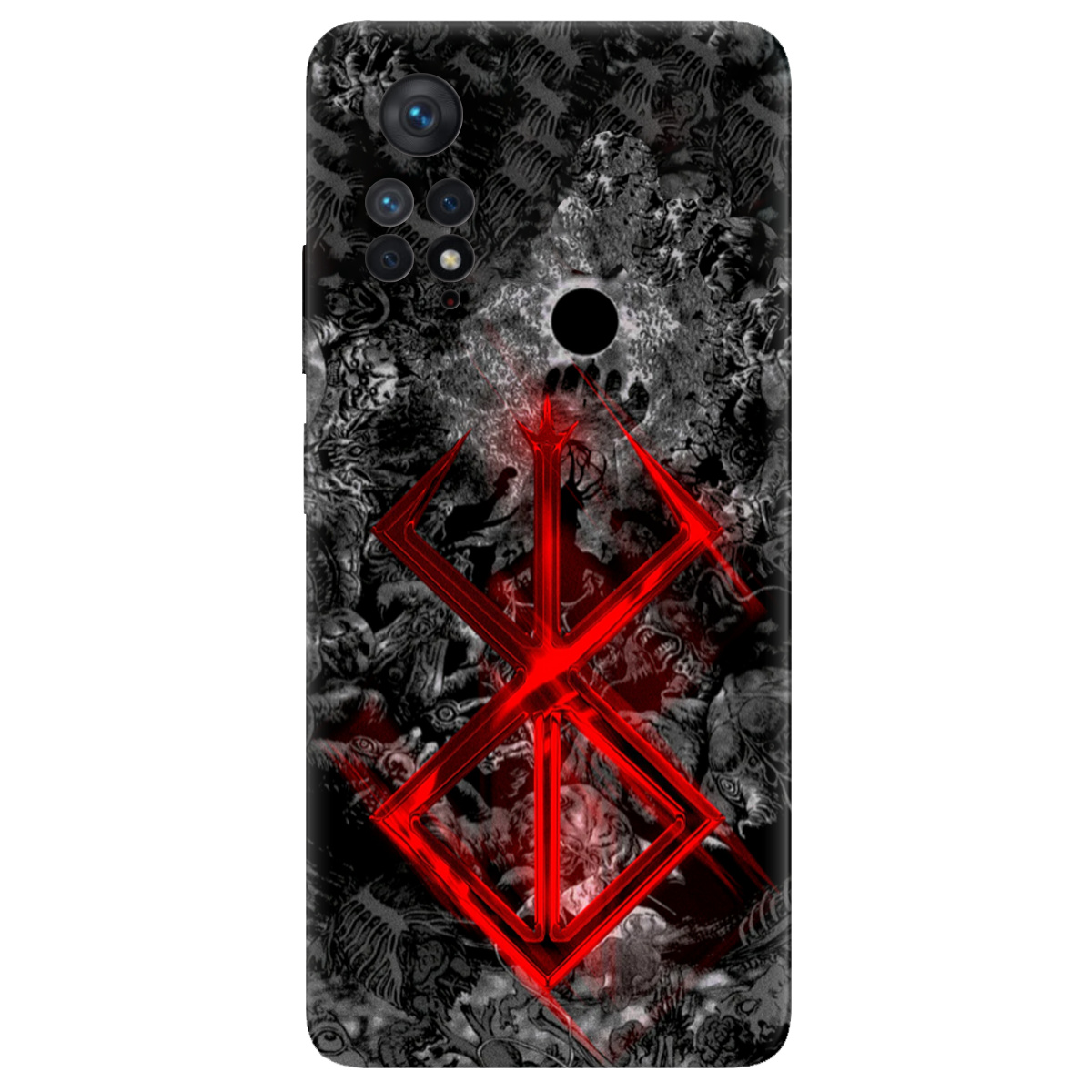 Чехол для Xiaomi Redmi Note 11 Pro прозрачный Клеймо жертви - фото 1 - Чехлы для телефонов