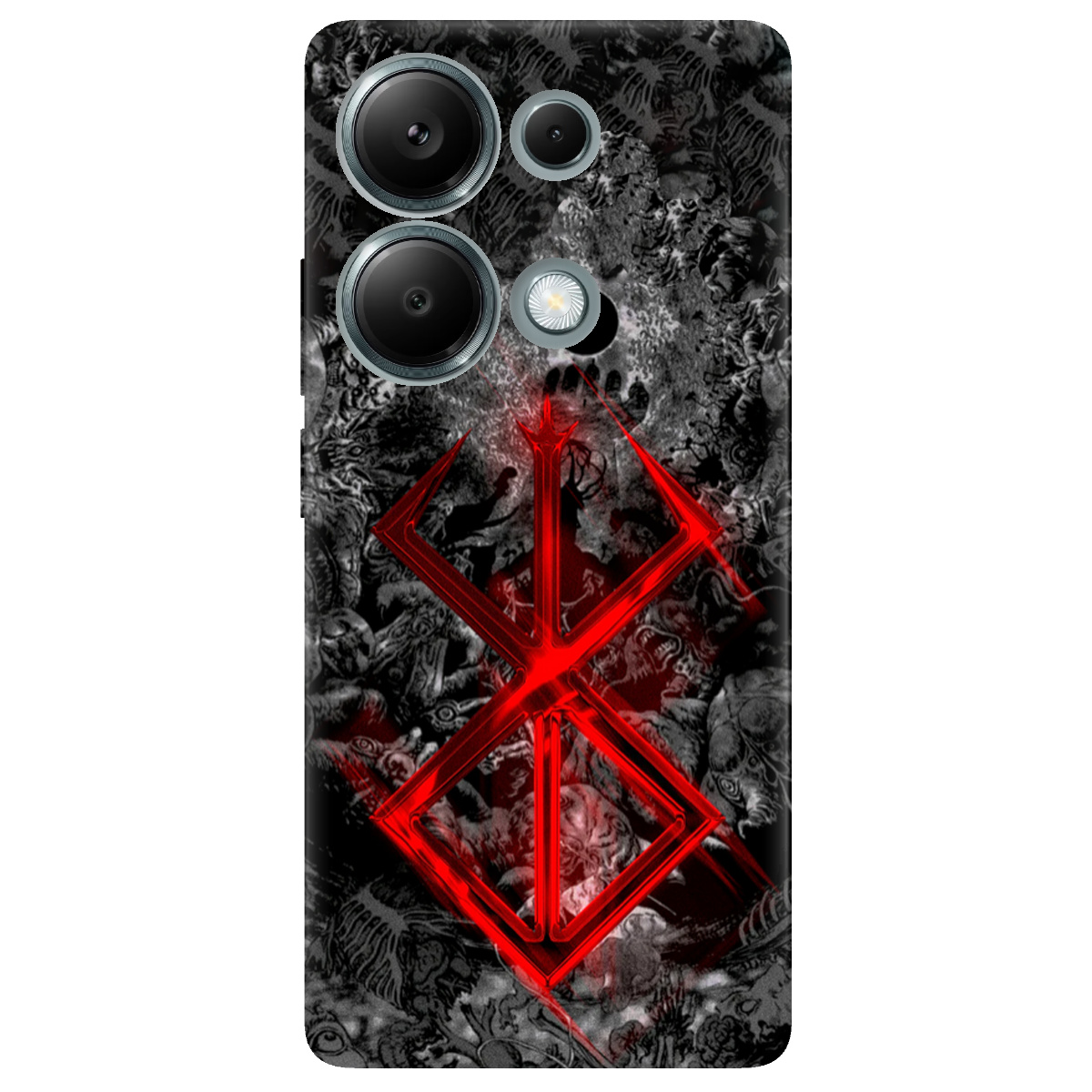 Чехол для Xiaomi Redmi Note 13 Pro 4G прозрачный Клеймо жертви - фото 1 - Чехлы для телефонов