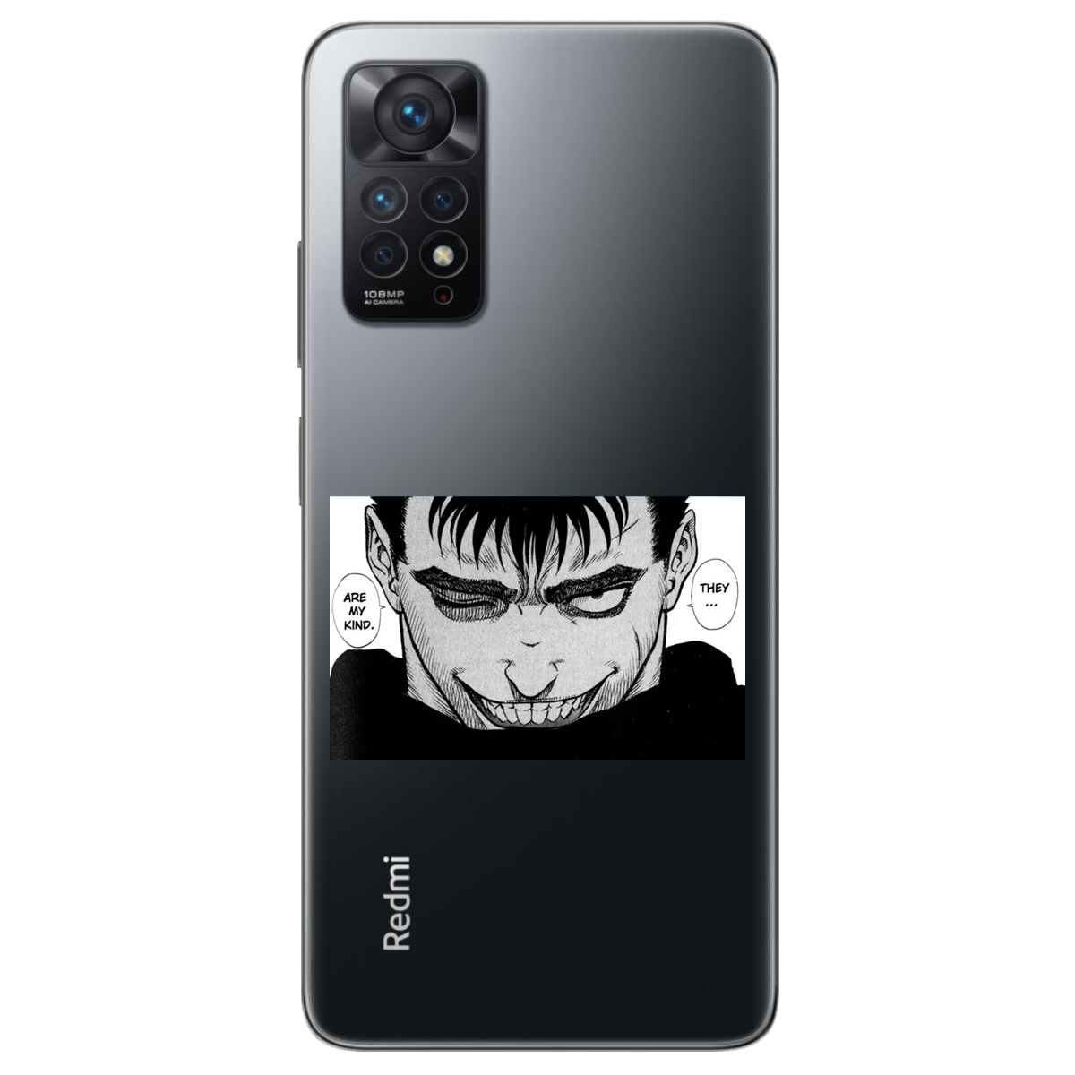 Чохол для Xiaomi Redmi Note 11 Pro прозорий Ґатс Берсерк Berserk - фото 1 - Чохли для телефонів