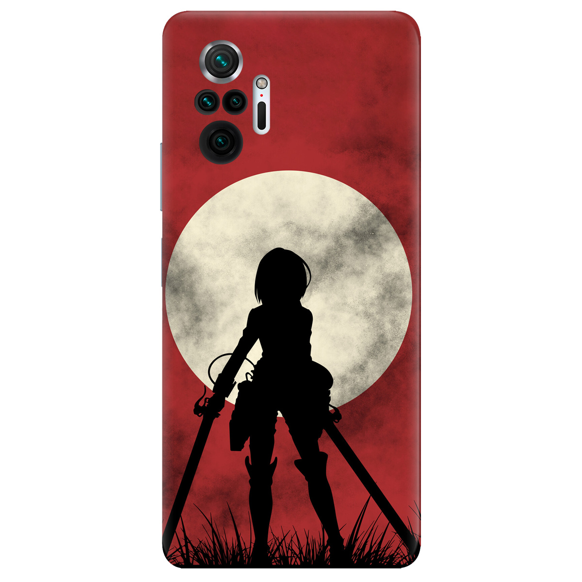 Чехол для Xiaomi Redmi Note 10 Pro прозрачный Мікаса - фото 1 - Чехлы для телефонов