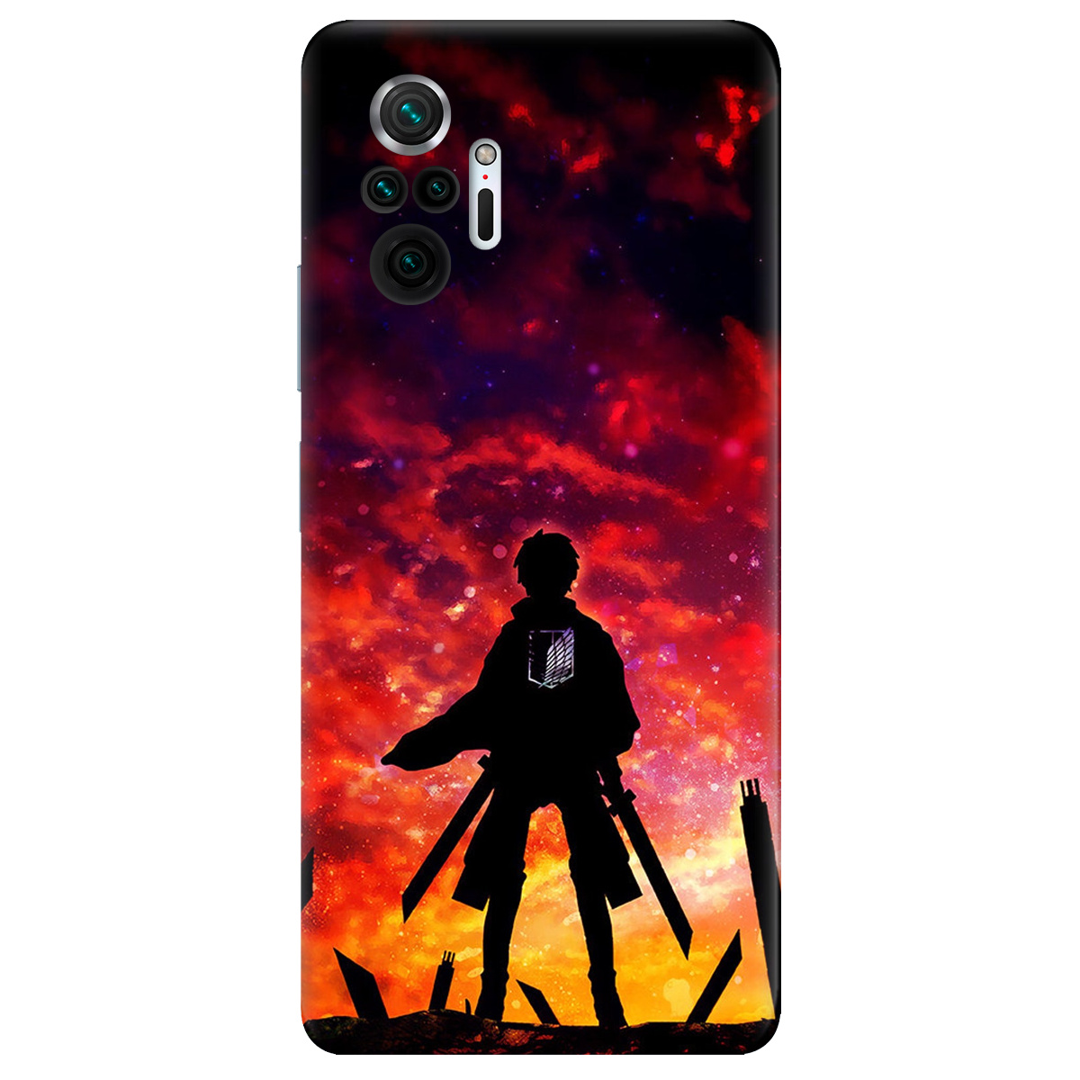 Чехол для Xiaomi Redmi Note 10 Pro прозрачный Захід сонця - фото 1 - Чехлы для телефонов