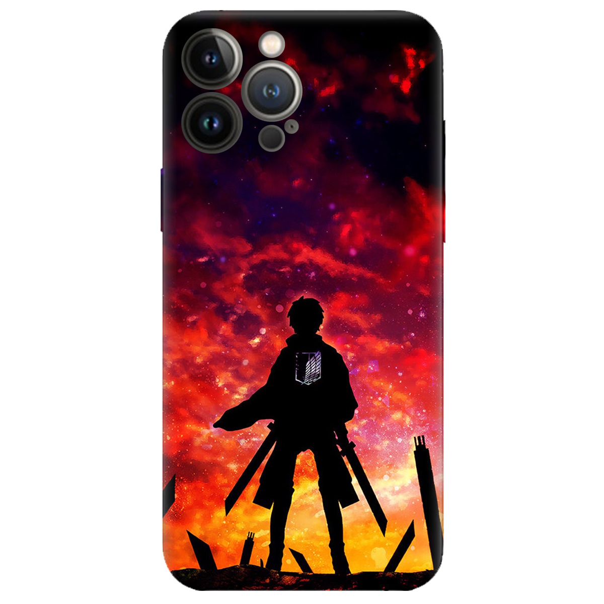 Чехол для Apple iPhone 13 Pro прозрачный Захід сонця - фото 1 - Чехлы для телефонов