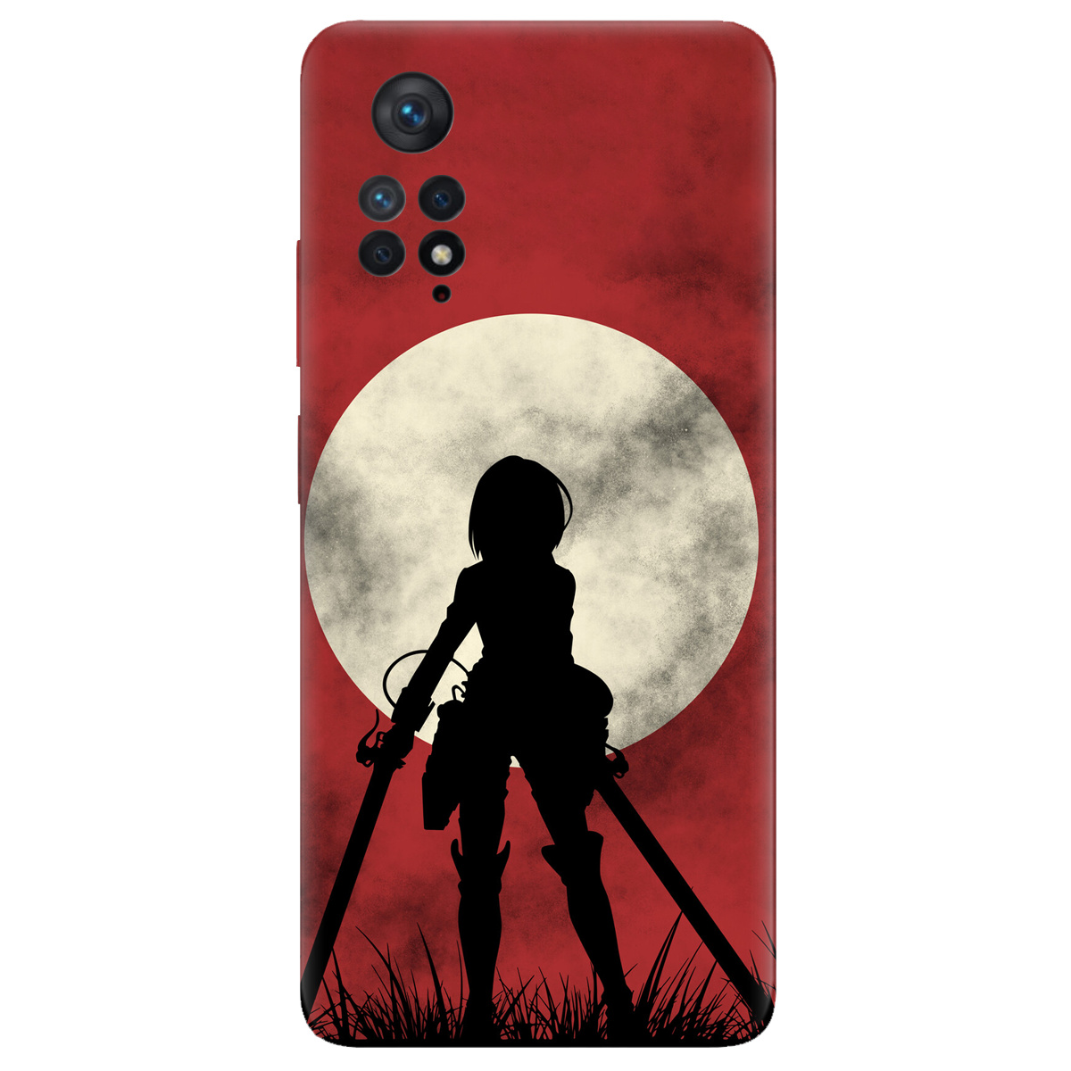 Чохол для Xiaomi Redmi Note 11 Pro прозорий Мікаса - фото 1 - Чохли для телефонів