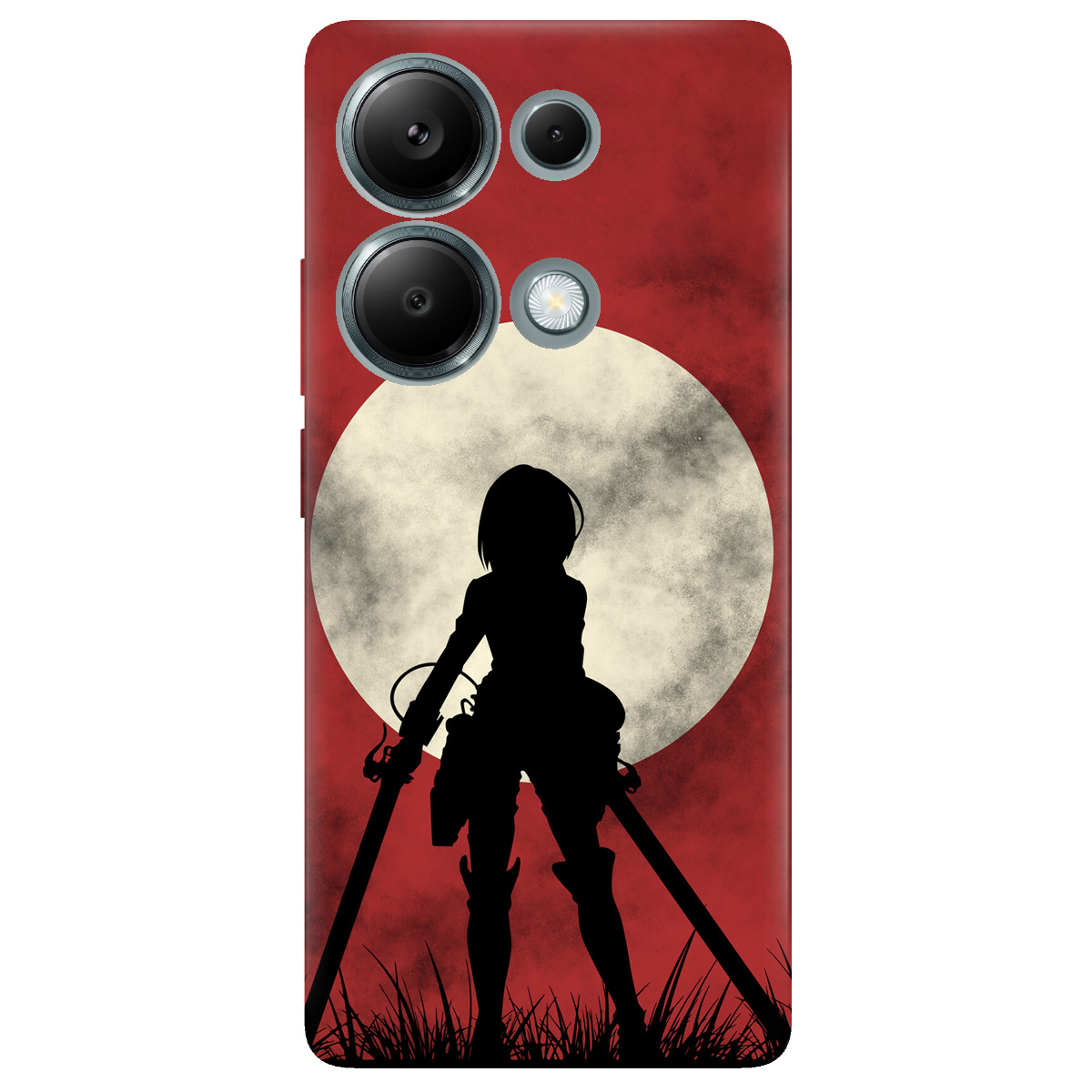 Чохол для Xiaomi Redmi Note 13 Pro 4G прозорий Мікаса - фото 1 - Чохли для телефонів