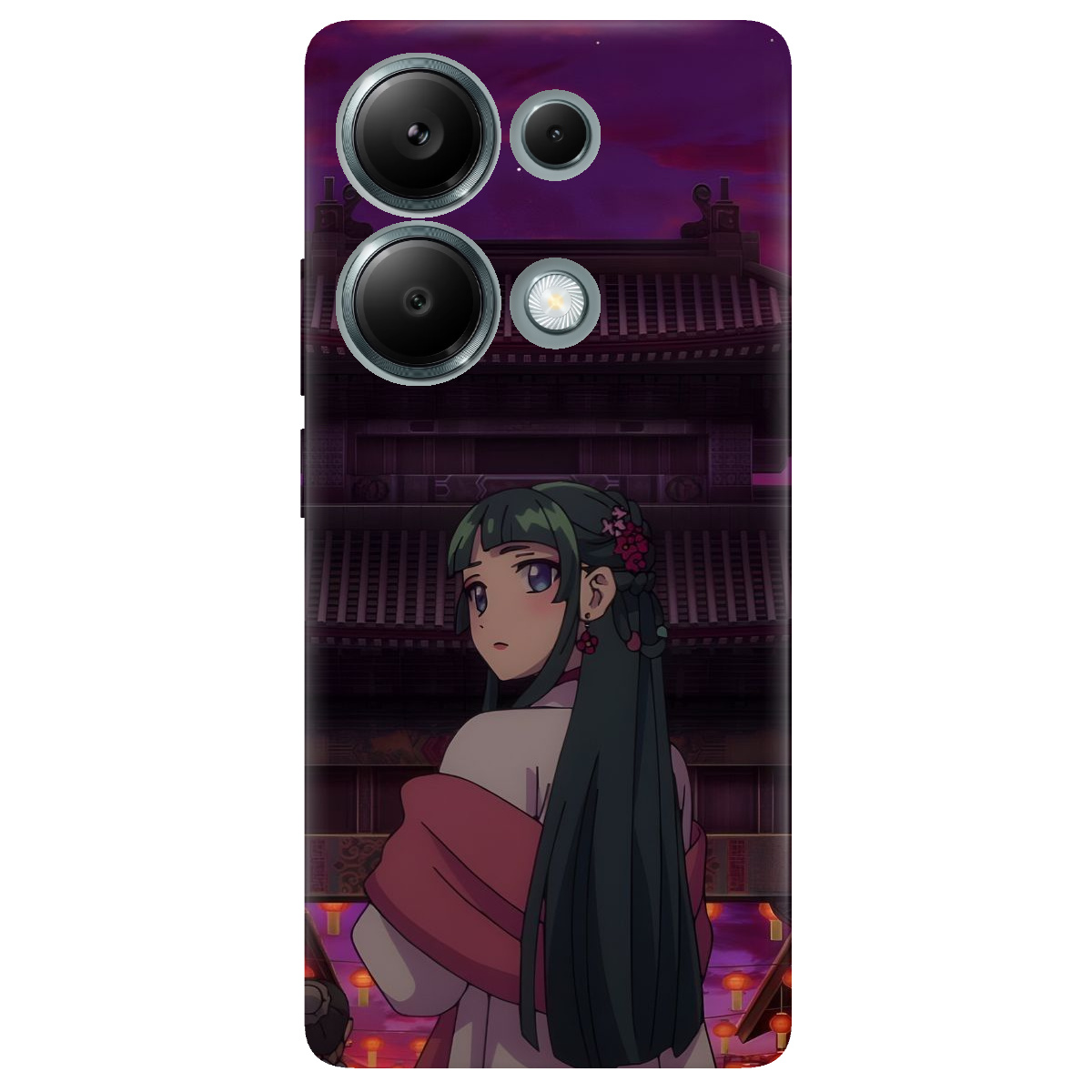 Чехол для Xiaomi Redmi Note 13 Pro 4G прозрачный Маомао - фото 1 - Чехлы для телефонов